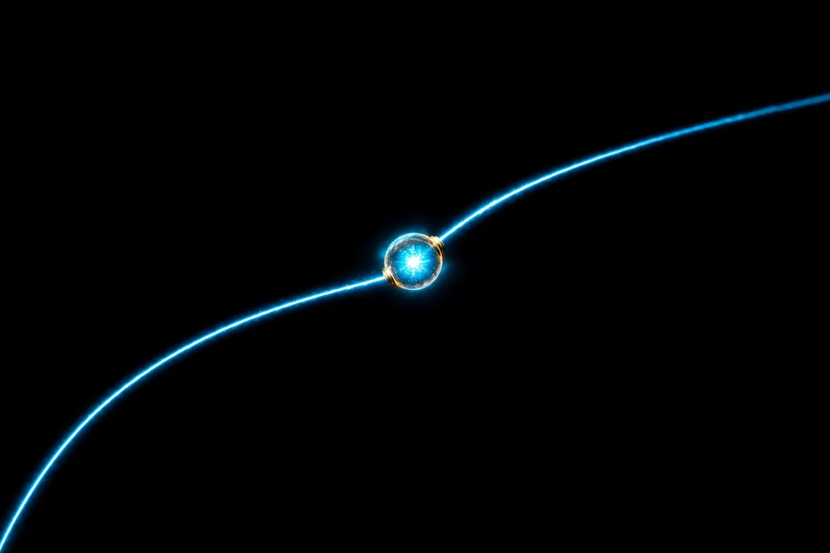 Abstract visualization of electric cyan data streams flowing through interconnected nodes — the intelligence layer of a proactive AI system